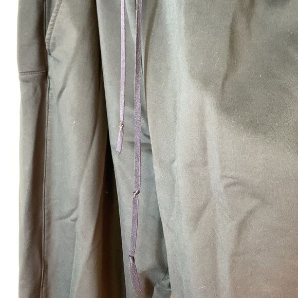 Nike Dri-Fit Black Fleece Tapered Ankle Zip Athletic Sweatpants Size L - Picture 11 of 14